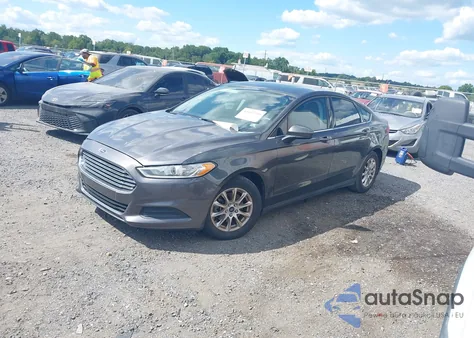 2016 Ford Fusion S из США, поврежденный, VIN 1FA6P0G7XG5126149